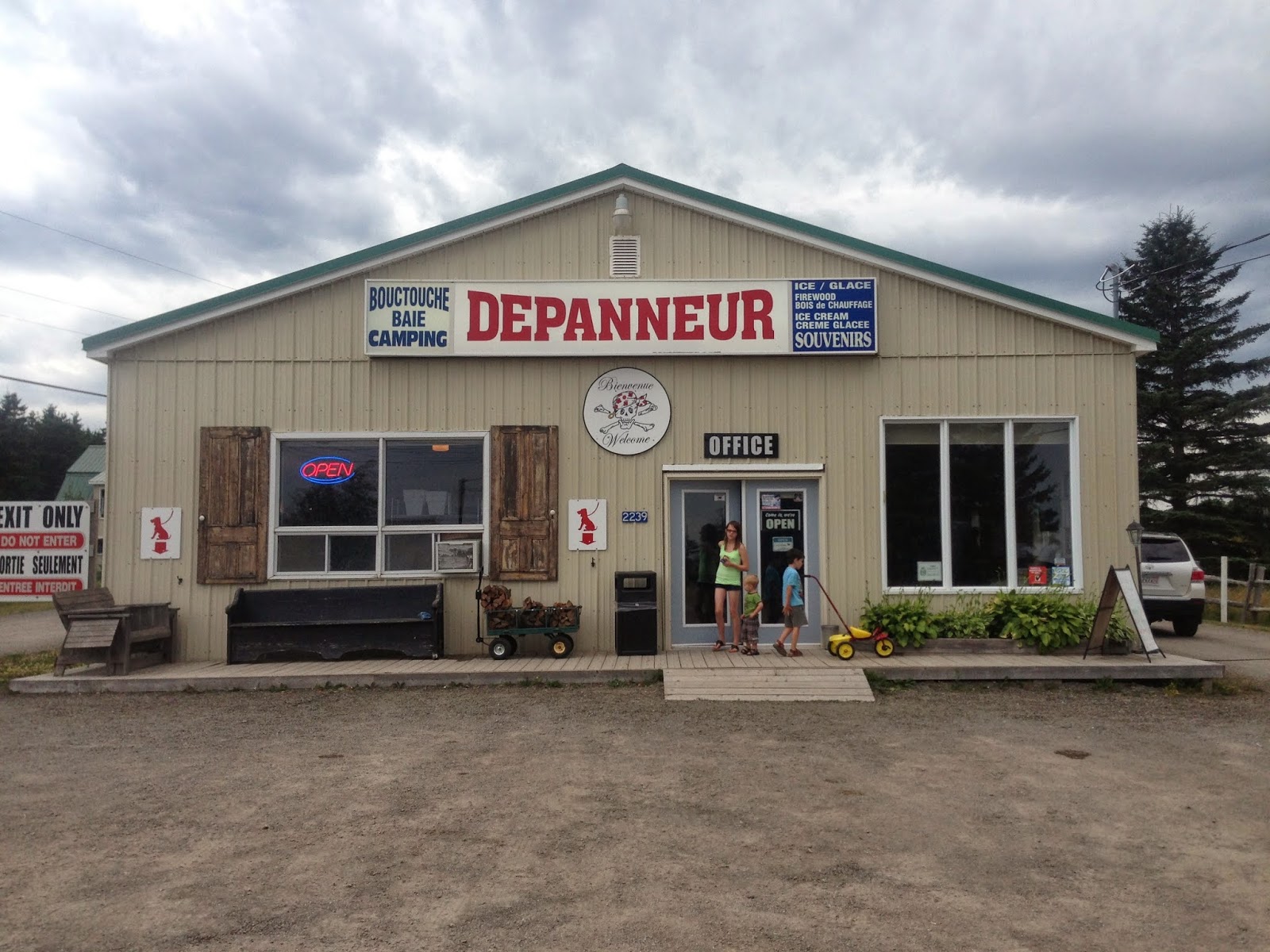 Camping Bouctouche Baie en bord de mer avec branchements VR