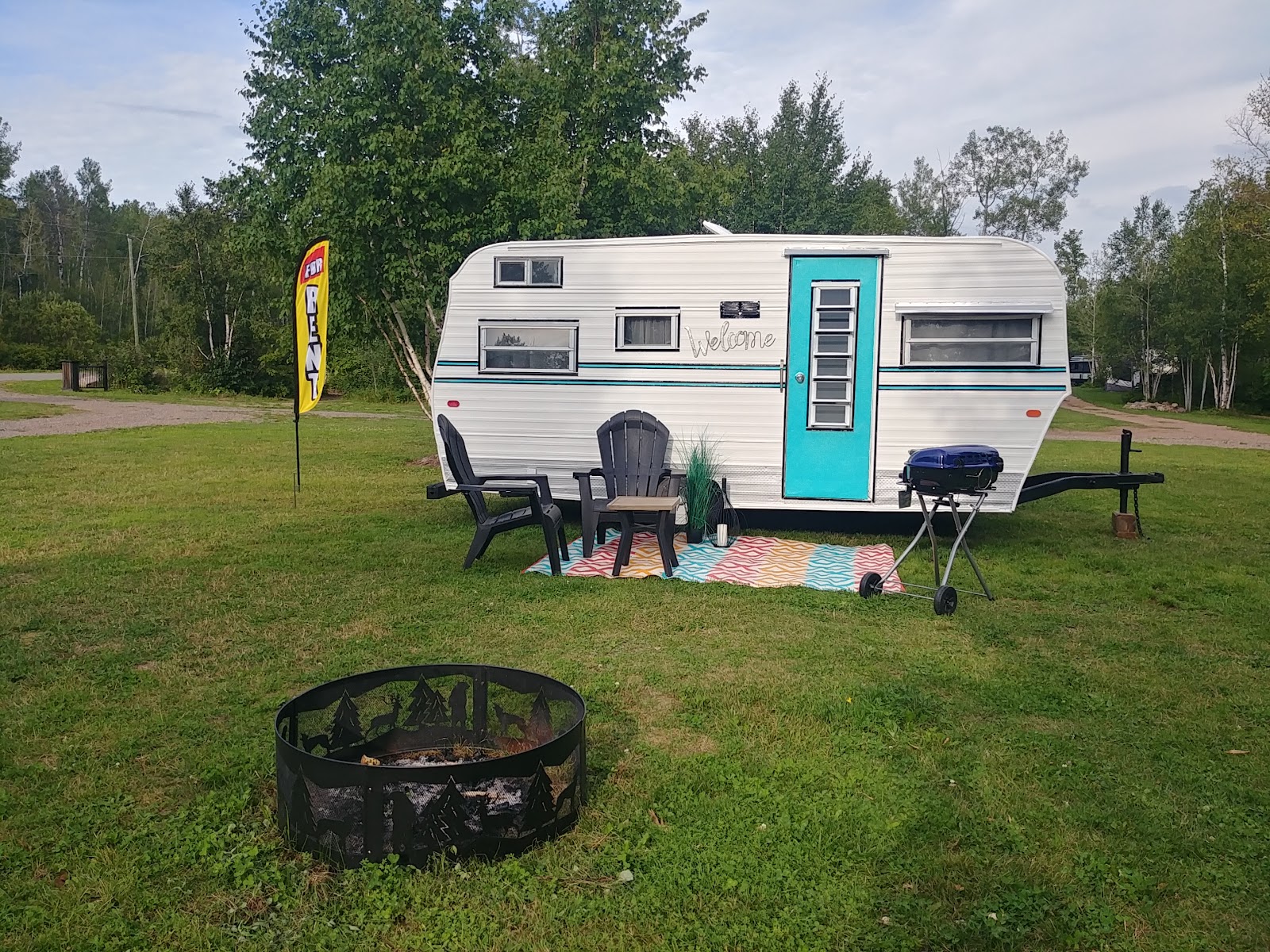Terrain camping Latibule Resort en forêt