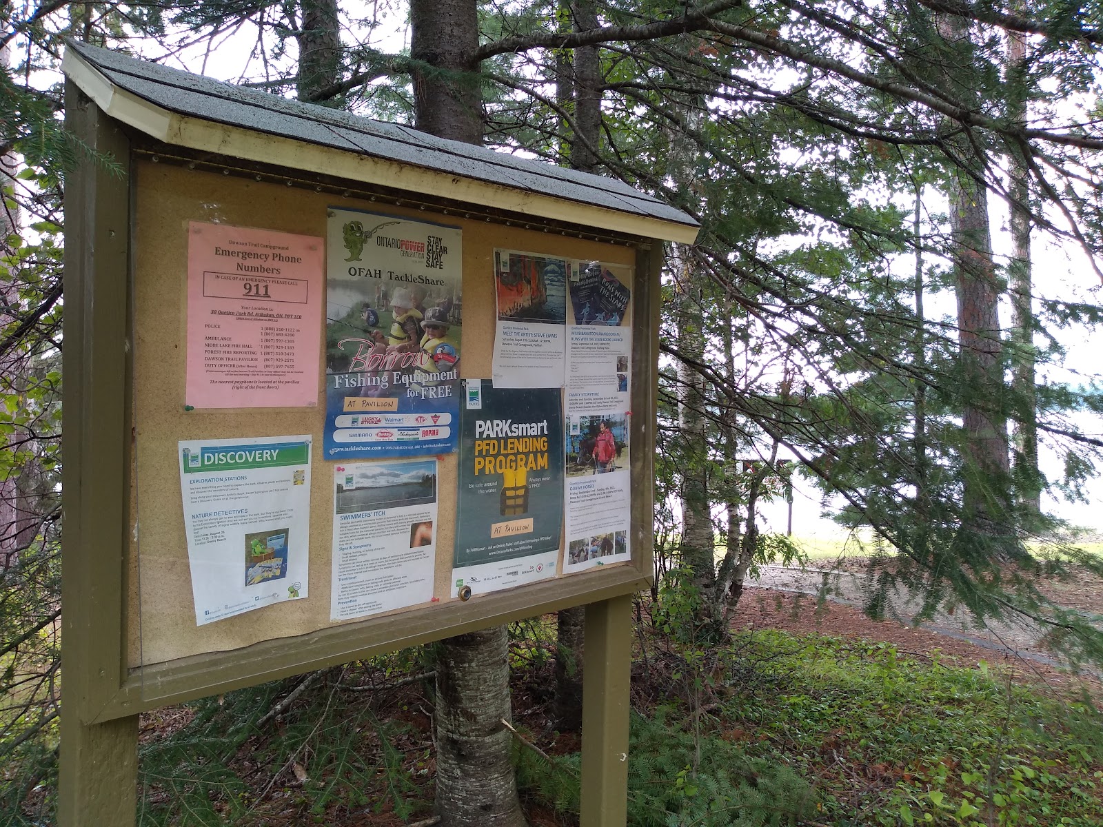 Quetico Dawson Trail Provincial Park campground