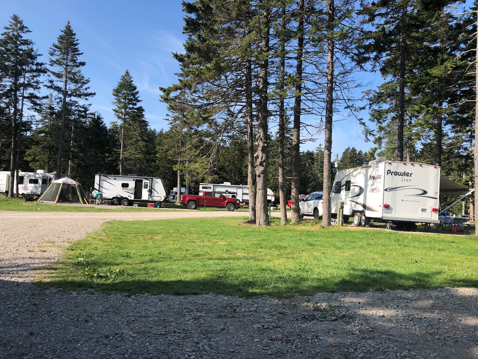 Terrain de camping Cannontown Parc national Fundy