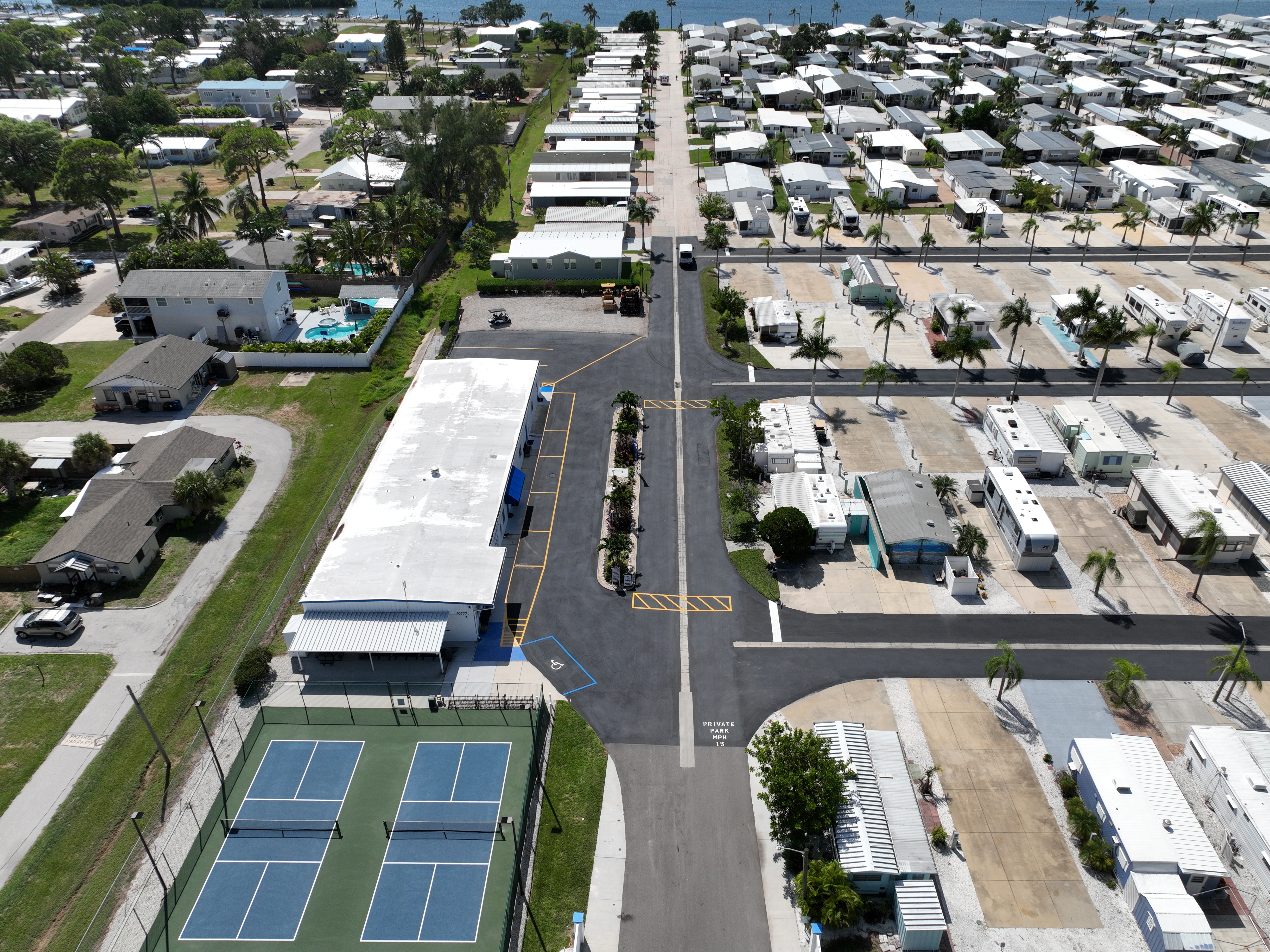 Sarasota Bay RV Park with full hookup sites and modern amenities
