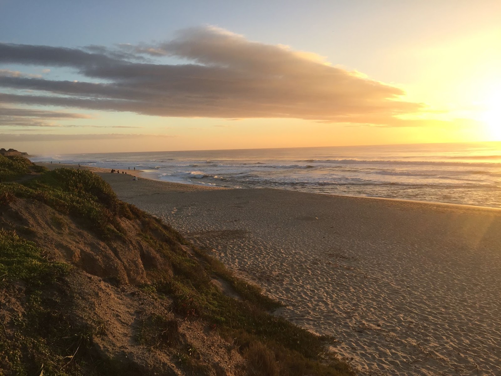 Francis Beach Half Moon Bay campground with ocean views