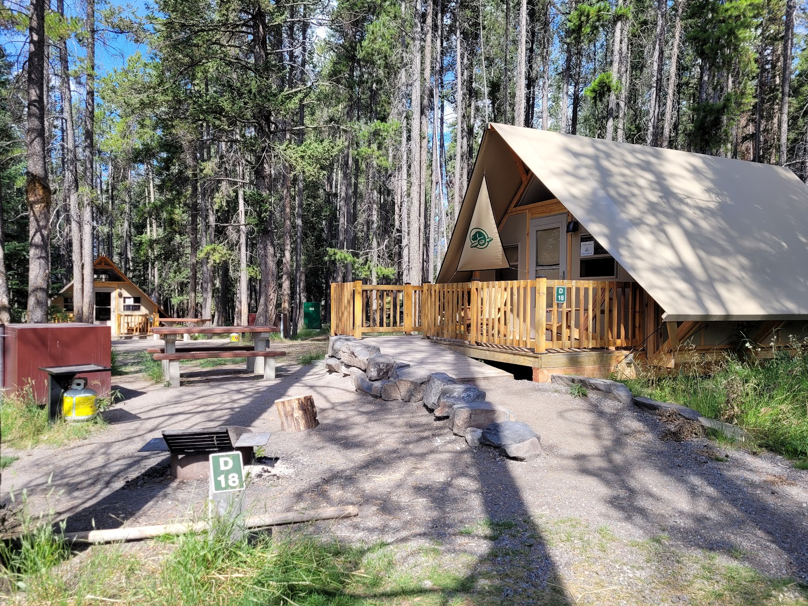 Terrain de camping Tunnel Mountain Village II au parc national Banff