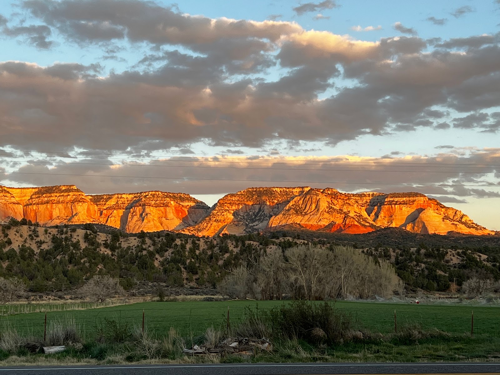 Entrée du Mount Carmel Motel et RV Park