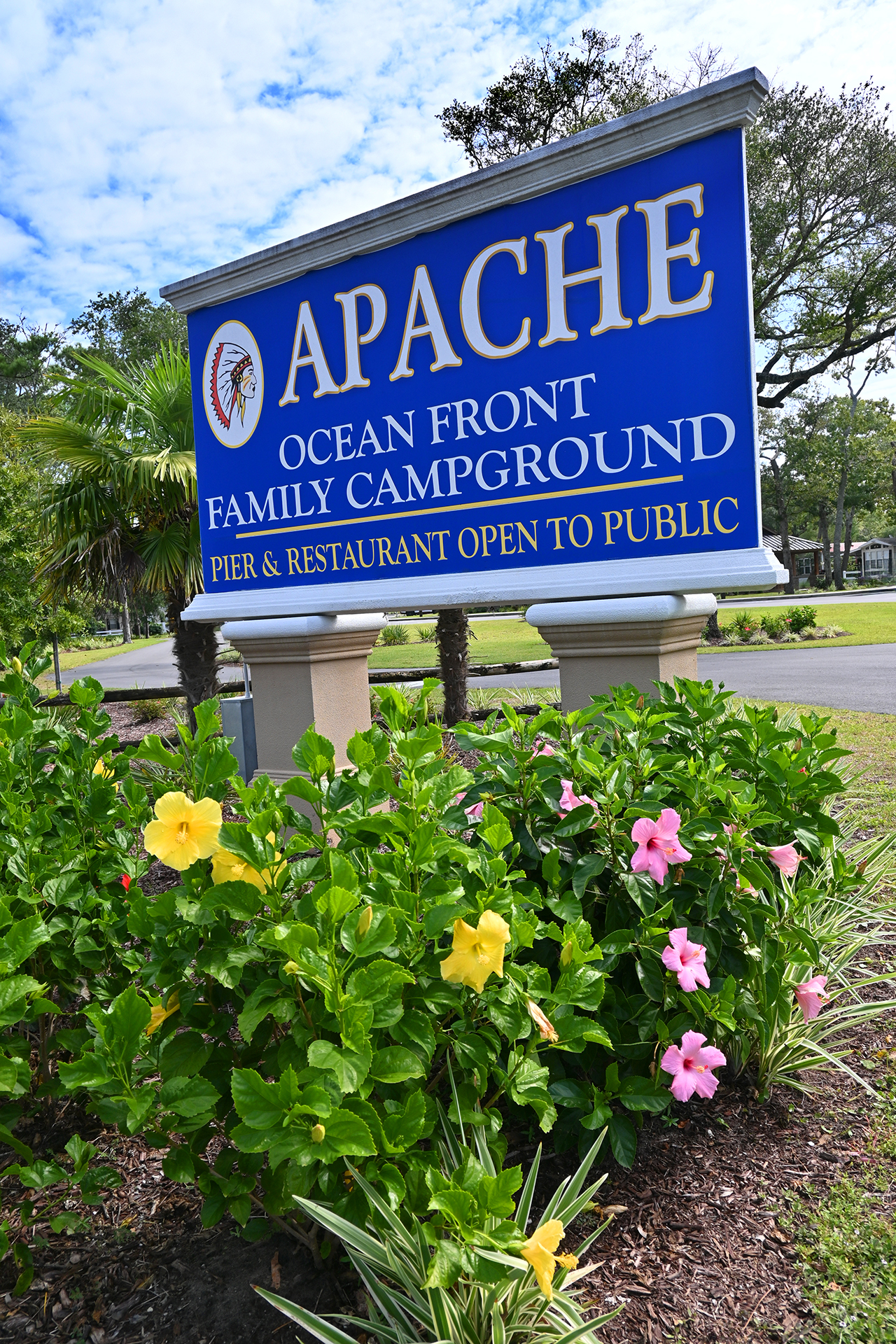 Apache Family Campground pier and waterfront view