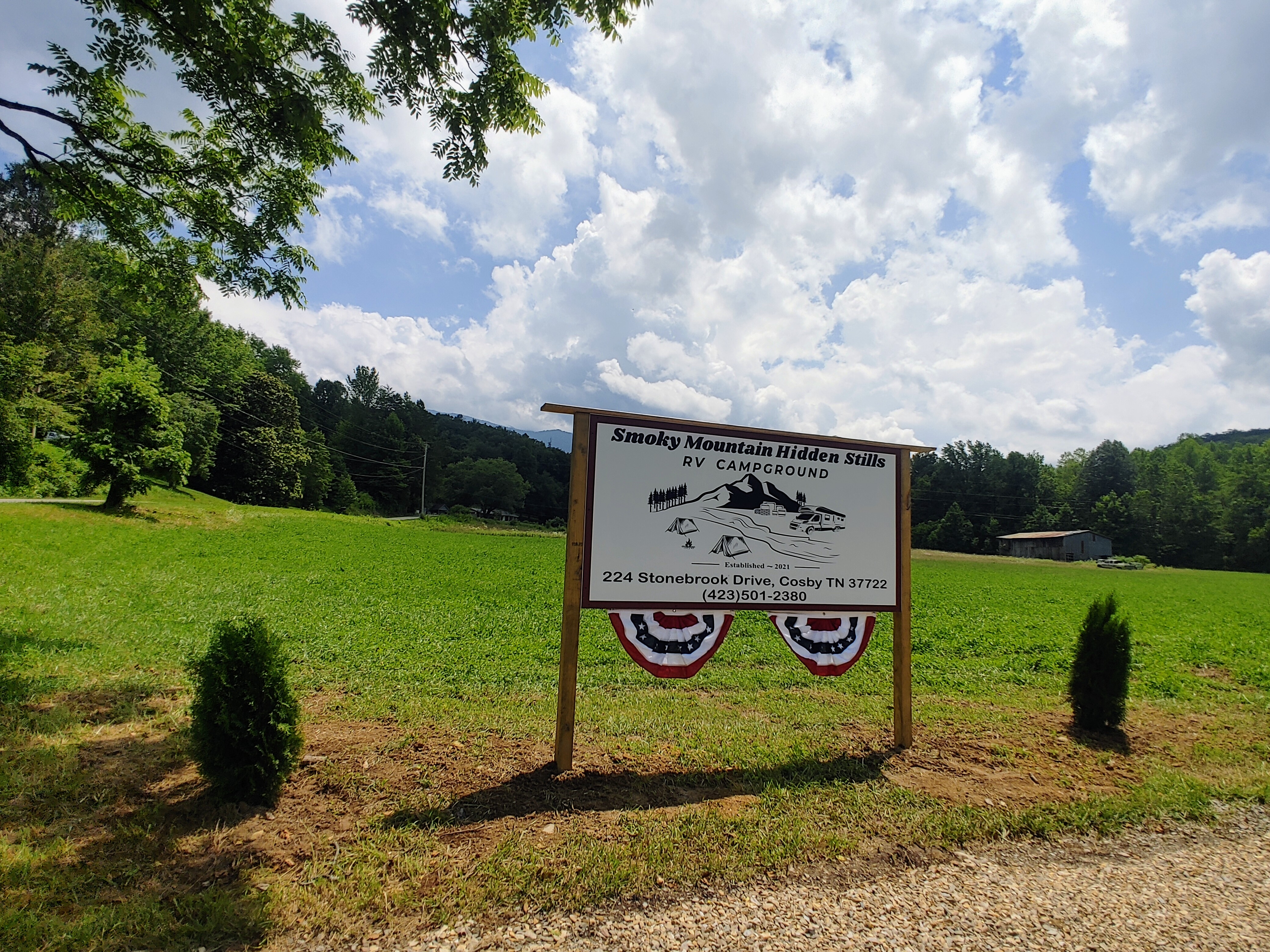 Smoky Mountain Hidden Stills entrance