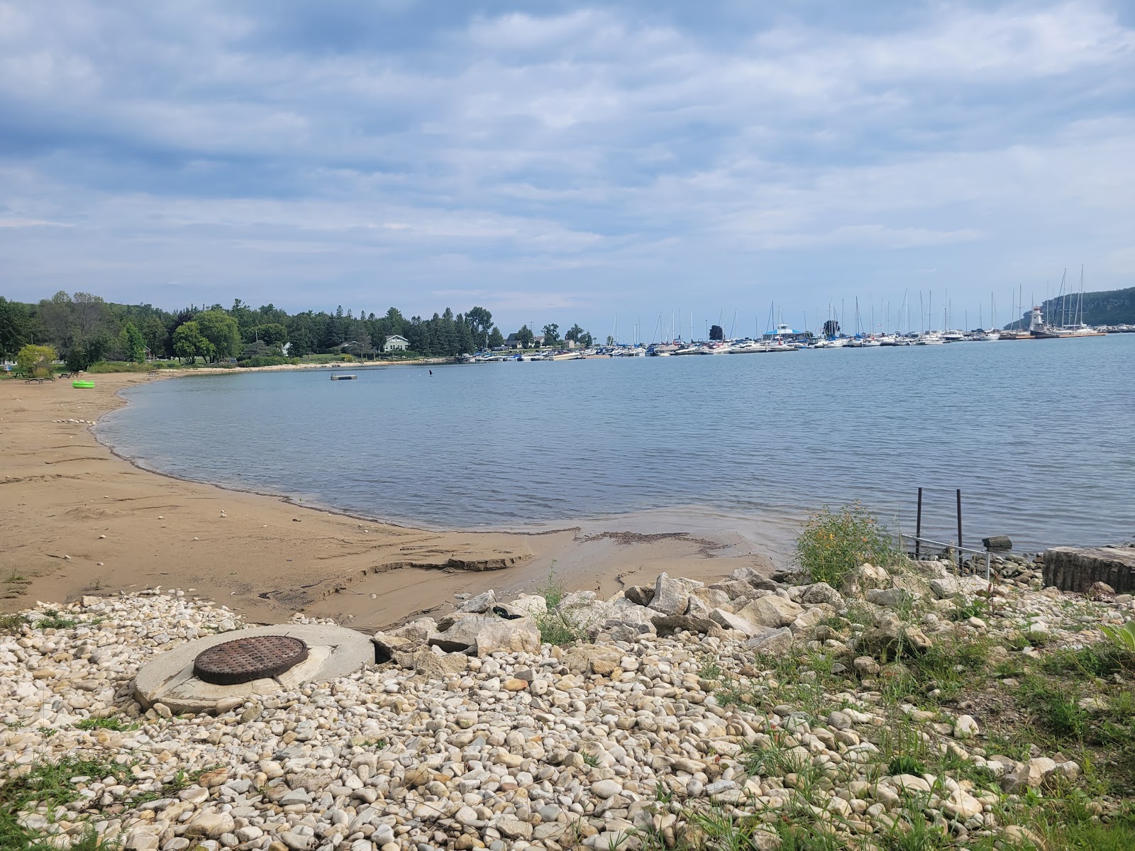 Lion's Head Beach Park waterfront campsites on Georgian Bay
