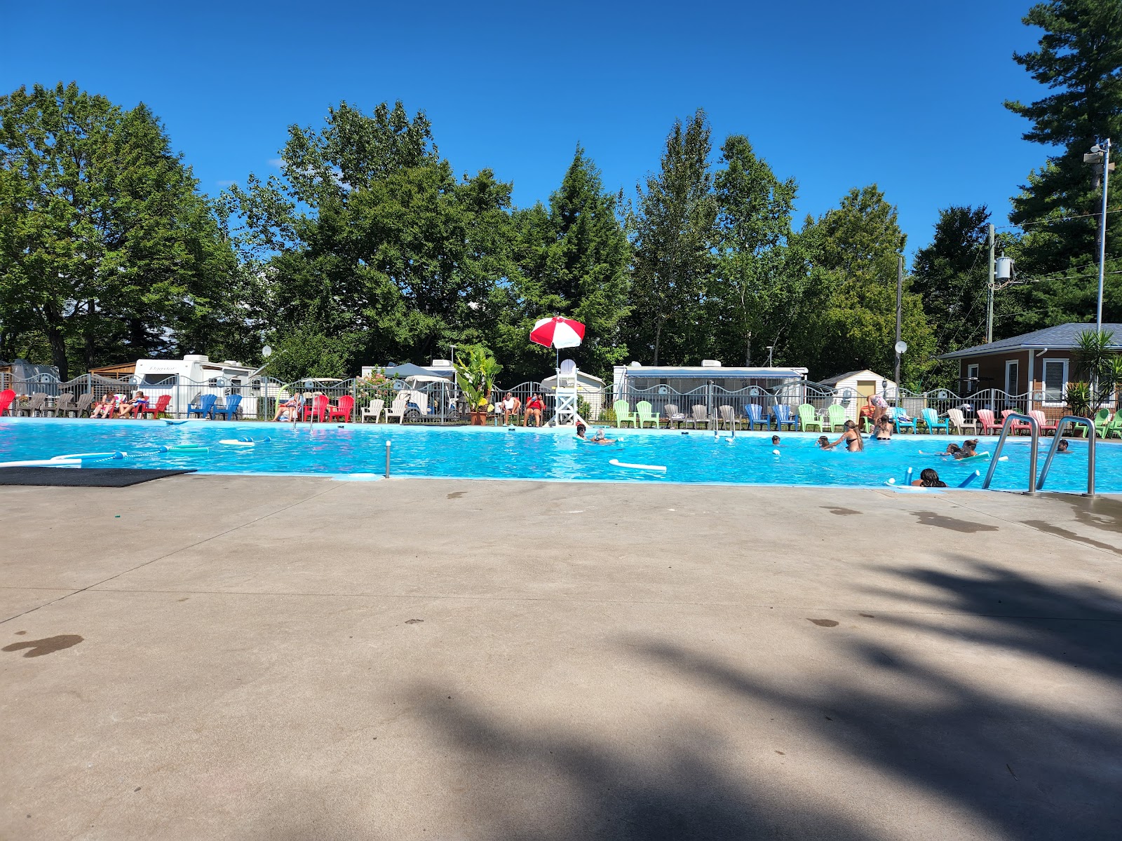 Paysage du terrain de camping Camping Domaine De La Chute