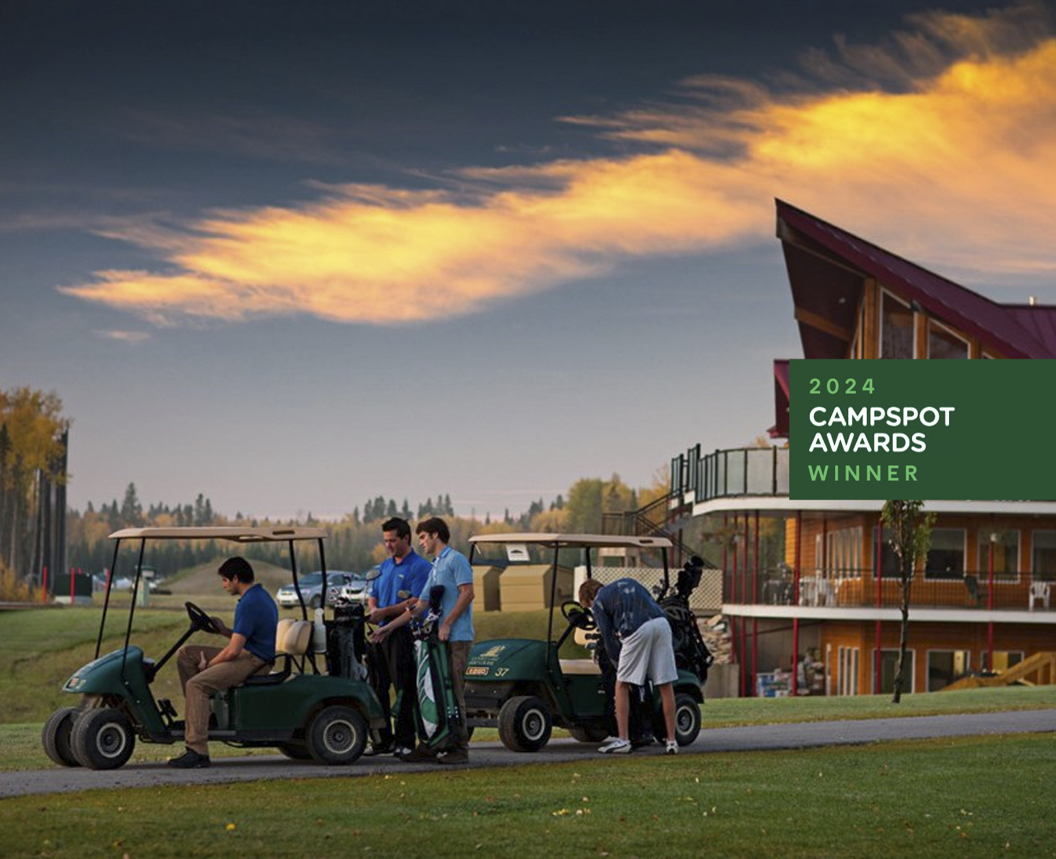 Candle Lake Golf Resort campground with RV sites near golf course