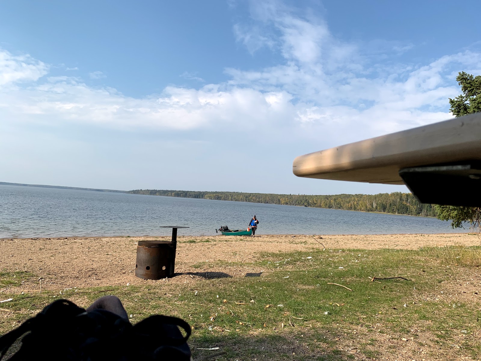 Waskesiu Townsite campground near lake and shops