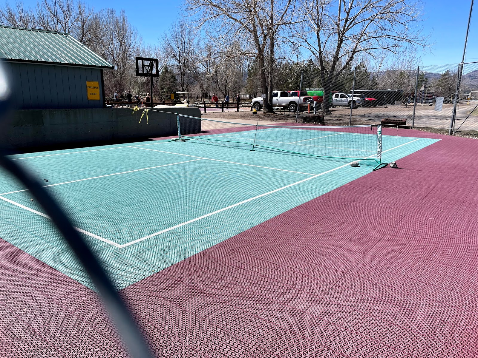 Fort Collins KOA lakeside camping with beach