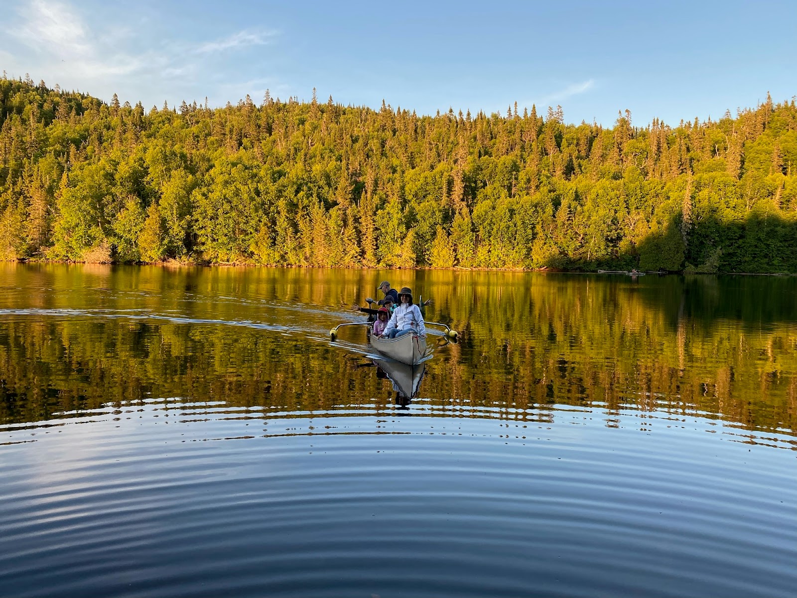 Whitesand Lake Campground at Rainbow Falls Provincial Park