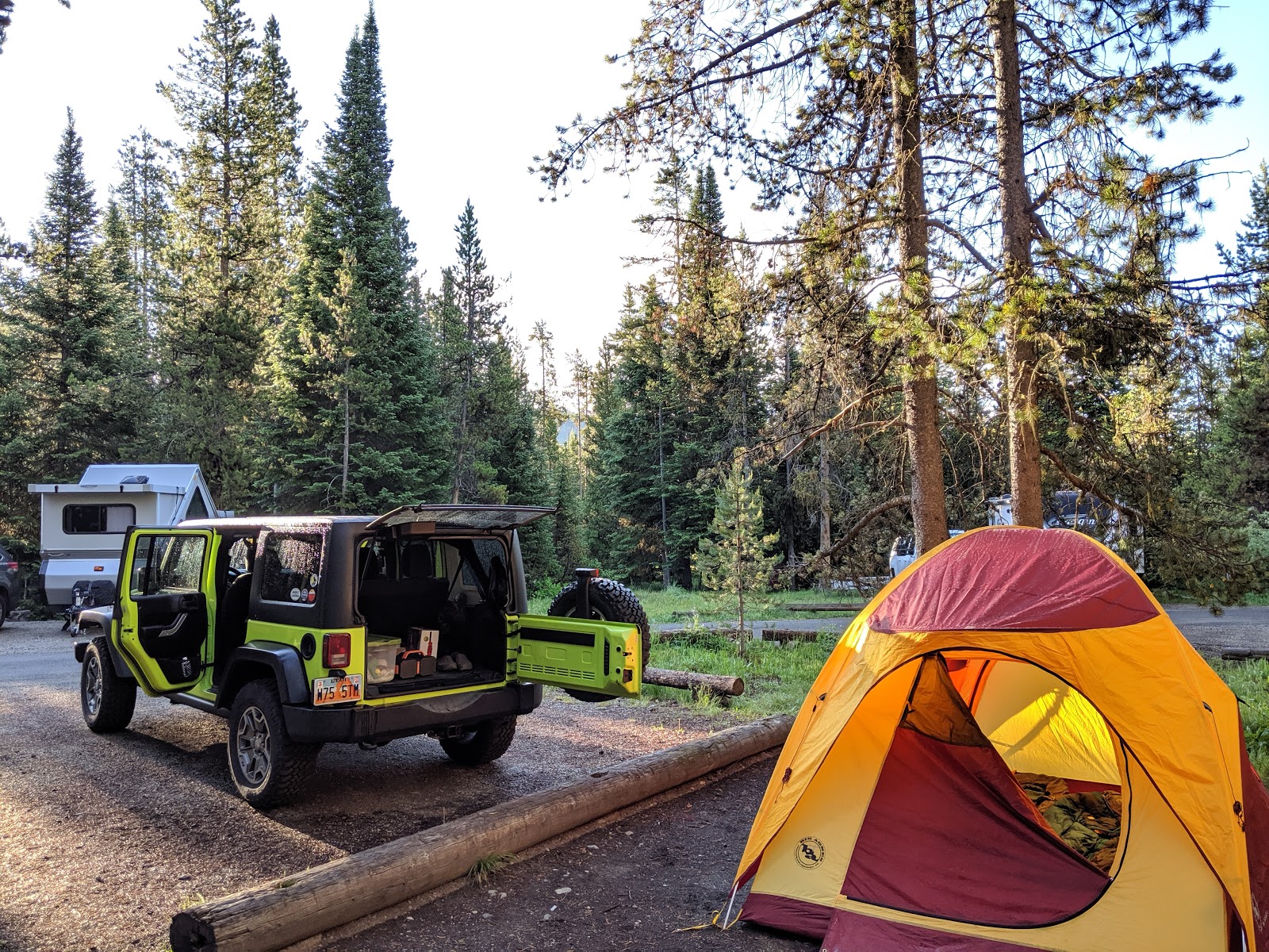 Lizard Creek Campground forest camping