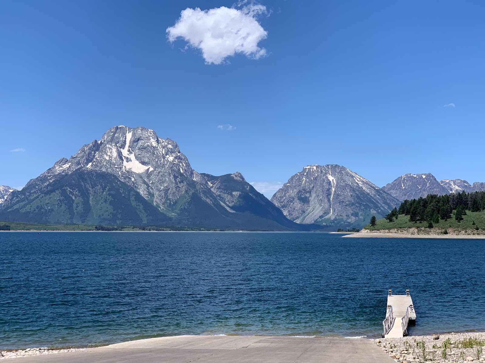 Signal Mountain Campground scenic Teton views