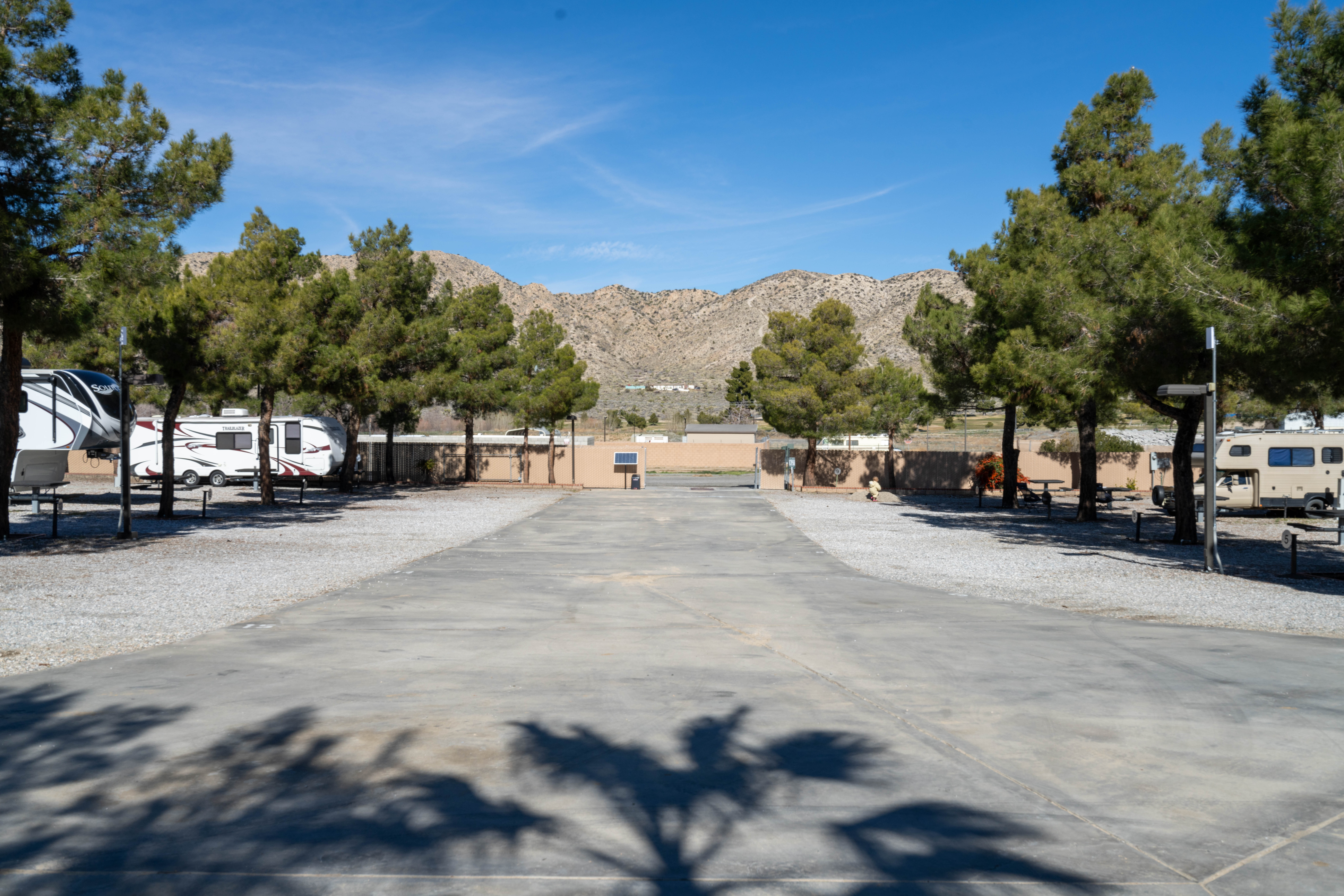 Little Pioneertown RV intimate site layout