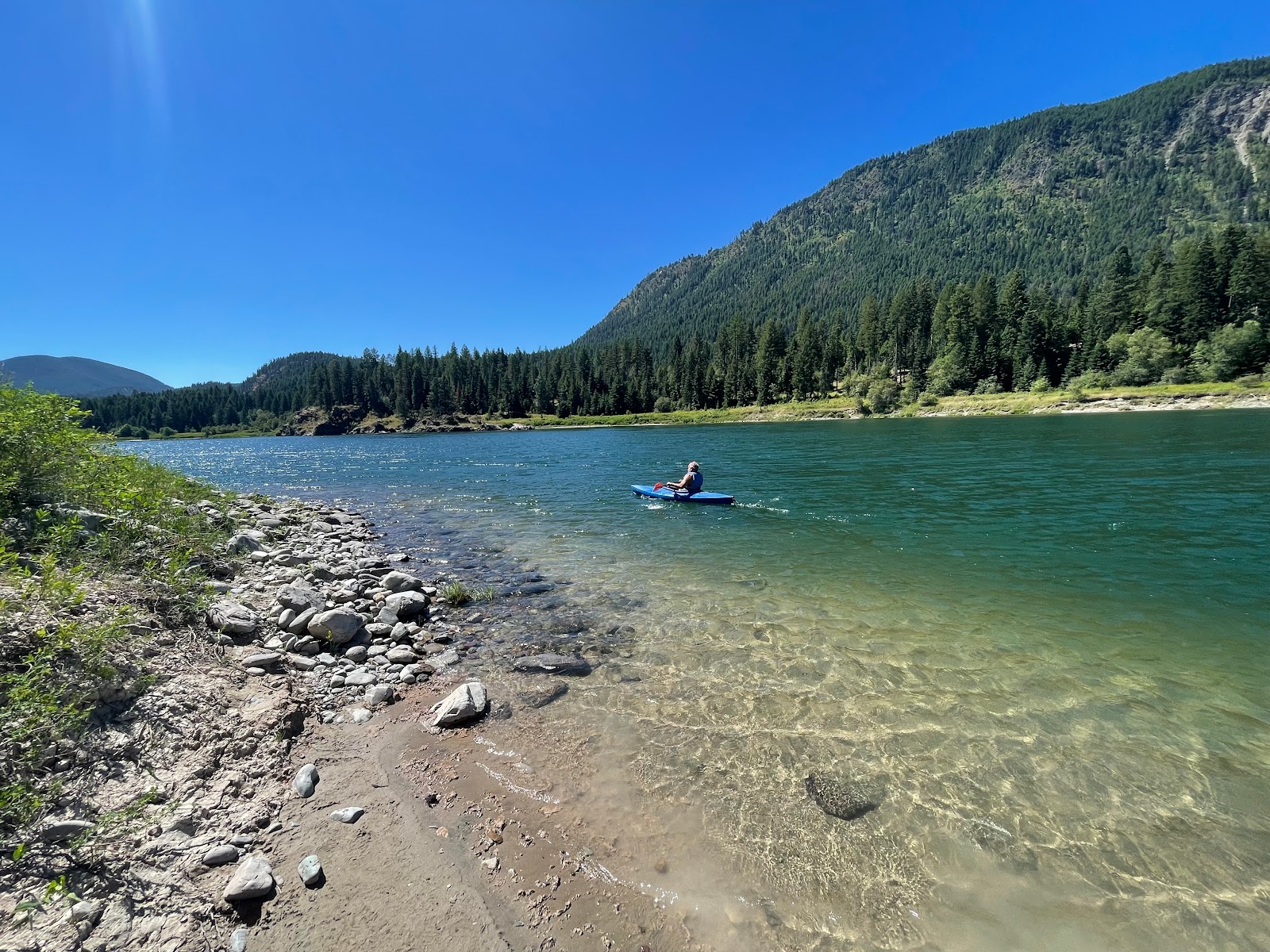Parc d'État Thompson Falls avec cascades spectaculaires