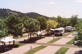 Happy Holiday RV Resort with multiple RV sites and resort amenities