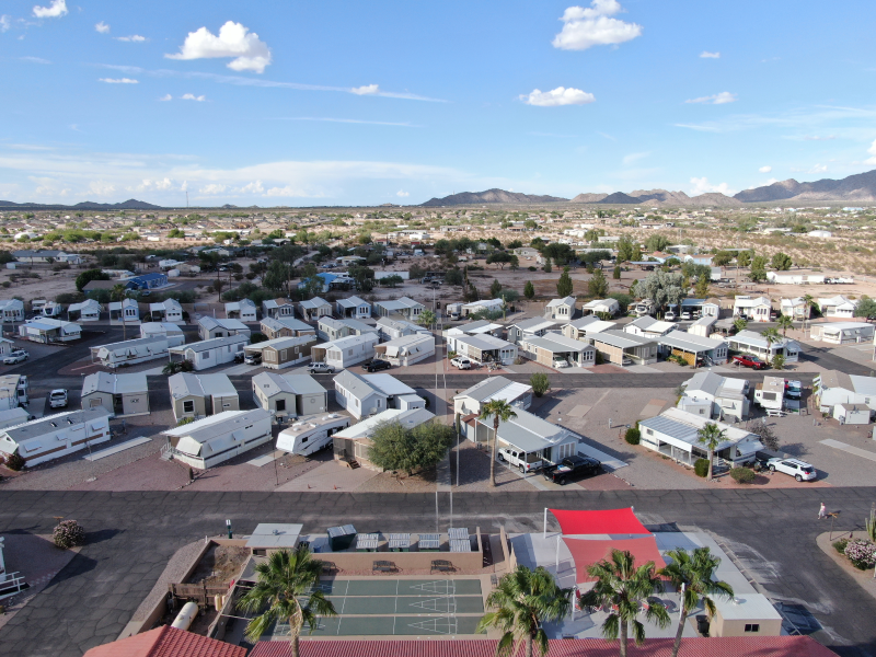 Terrains et équipements du Val Vista RV Resort