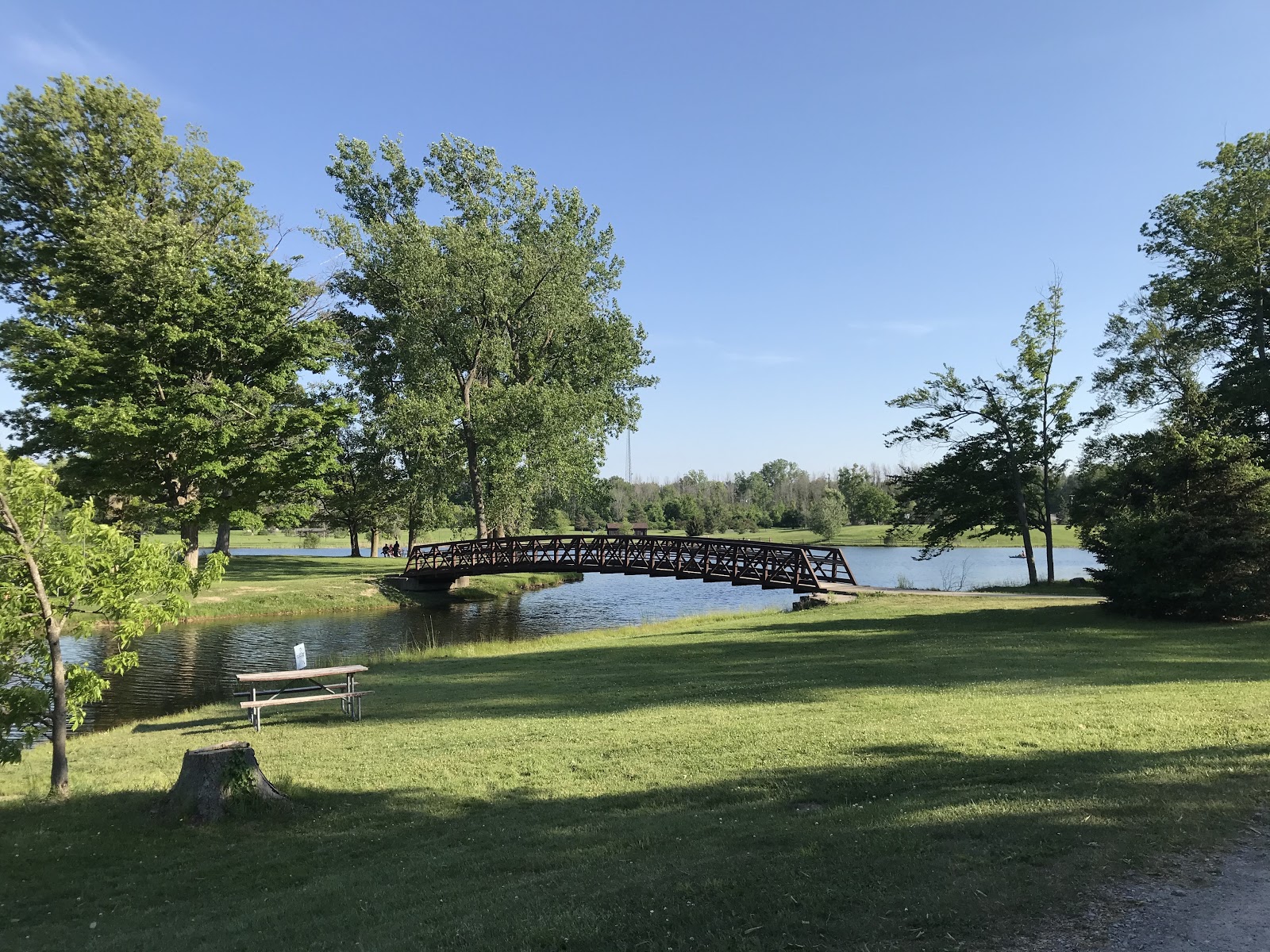 Darien Lakes State Park beach area