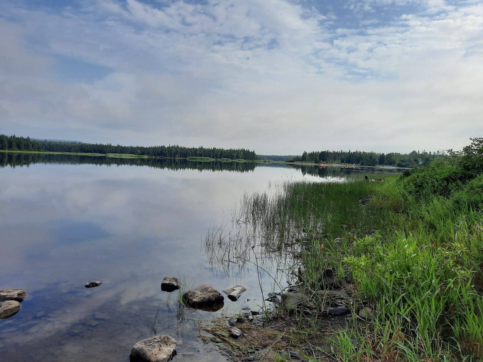 Baie aux Rats Musques paysage camping parc provincial