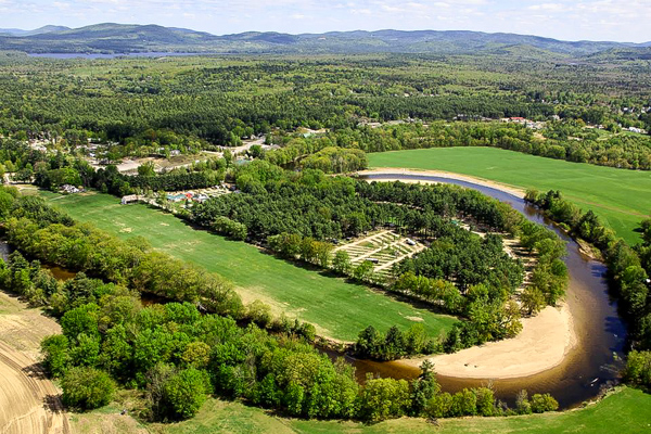 Vues des emplacements d'Eastern Slope Camping Area