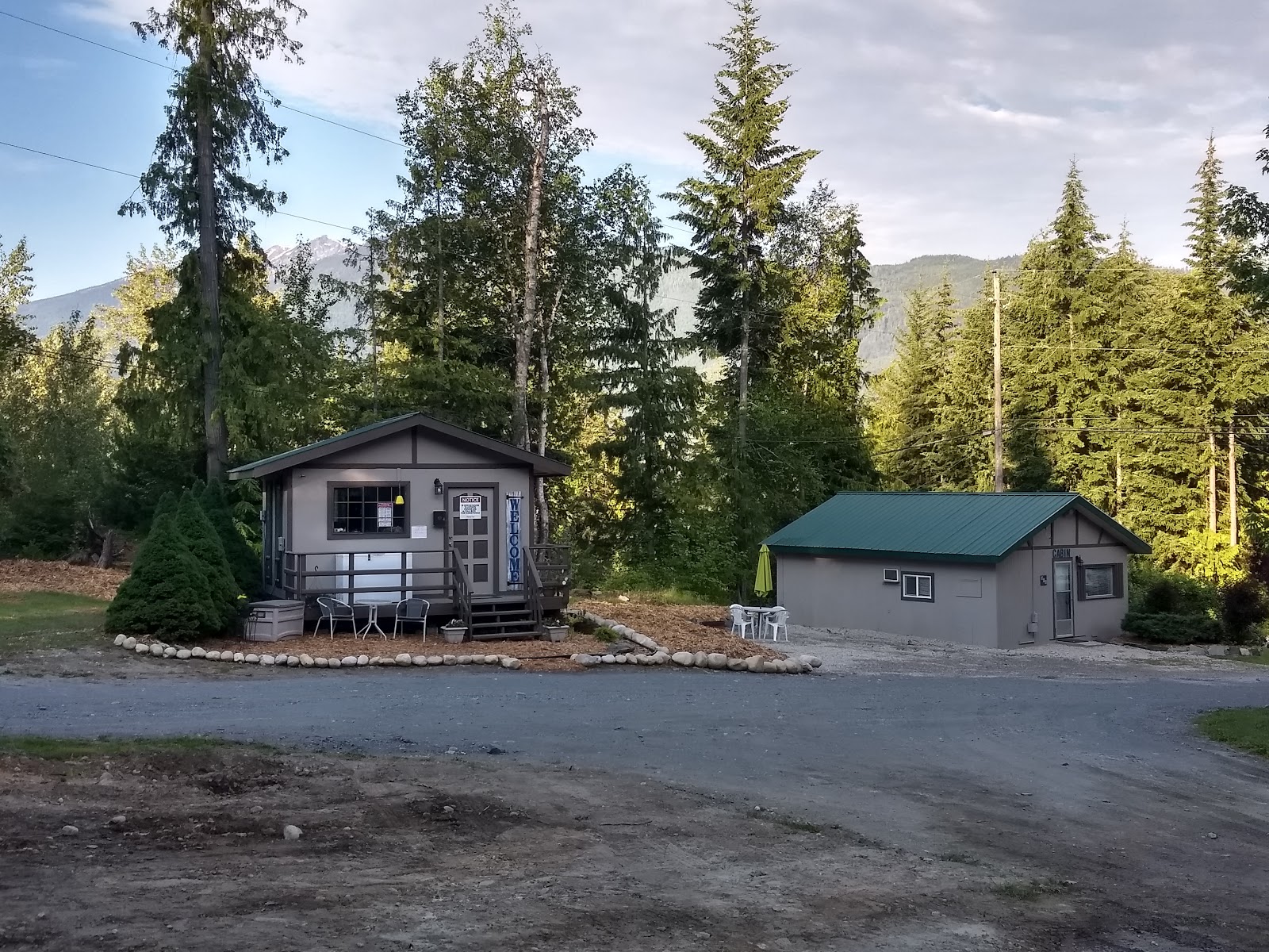 RV sites at KBR Campground with pool