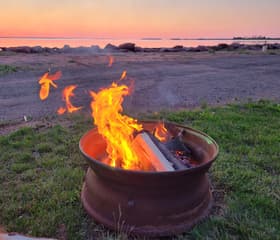 Camping Crystal Beach en bord de océan