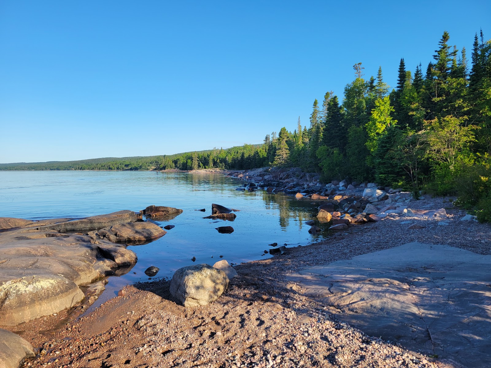 Rossport Campground at Rainbow Falls Provincial Park