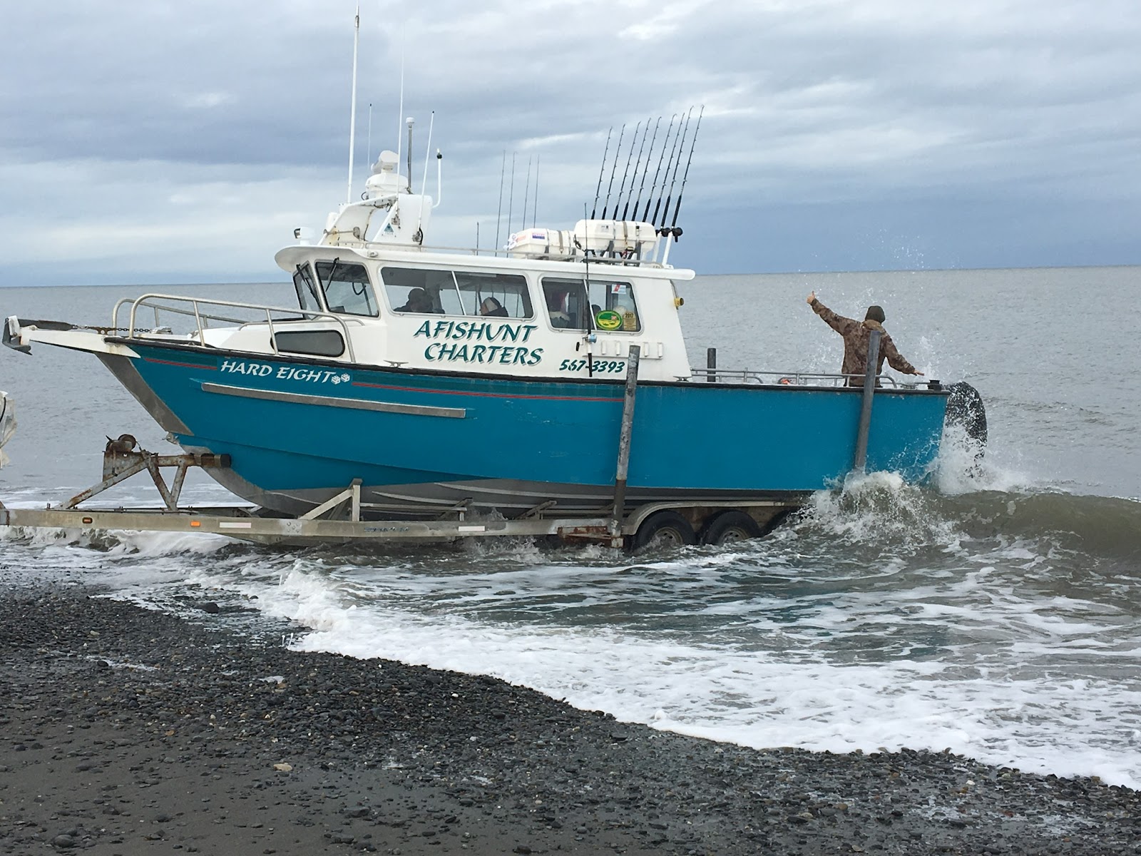 Alaskan Angler RV Resort near Ninilchik with river fishing access