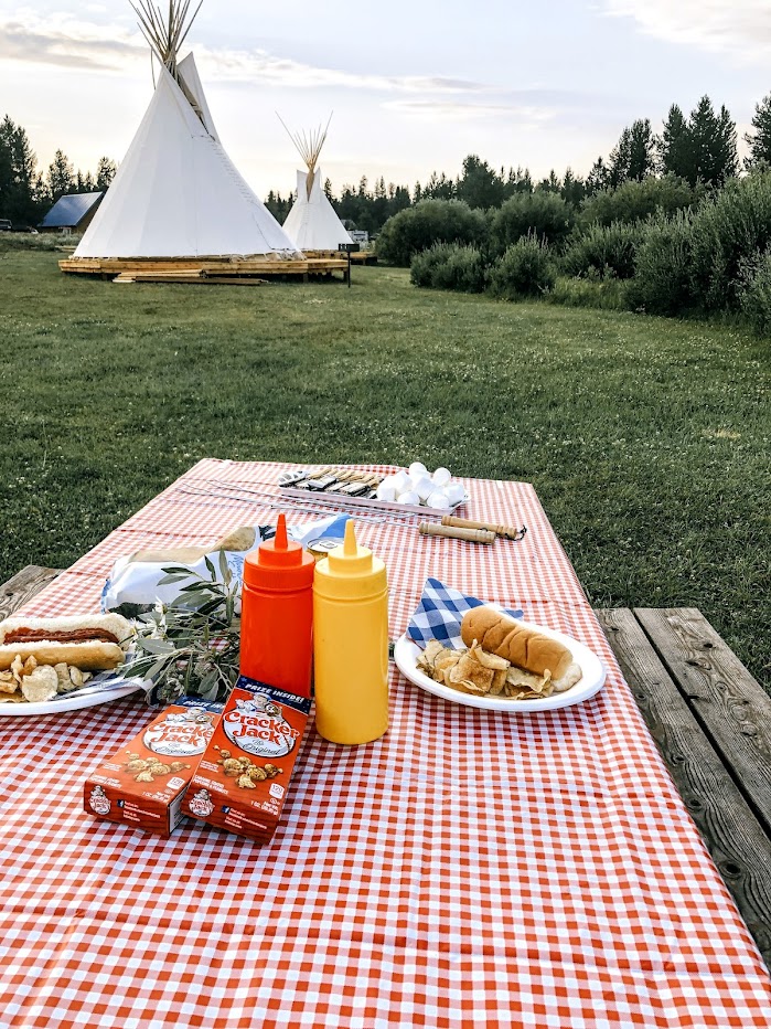 Buffalo Run Campground mountain setting and trails