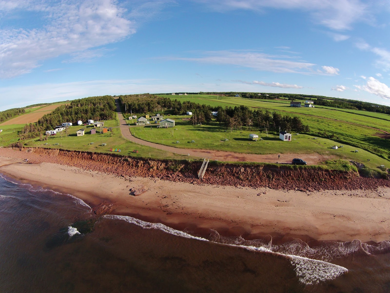 Vues côtières pittoresques Campbell's Cove