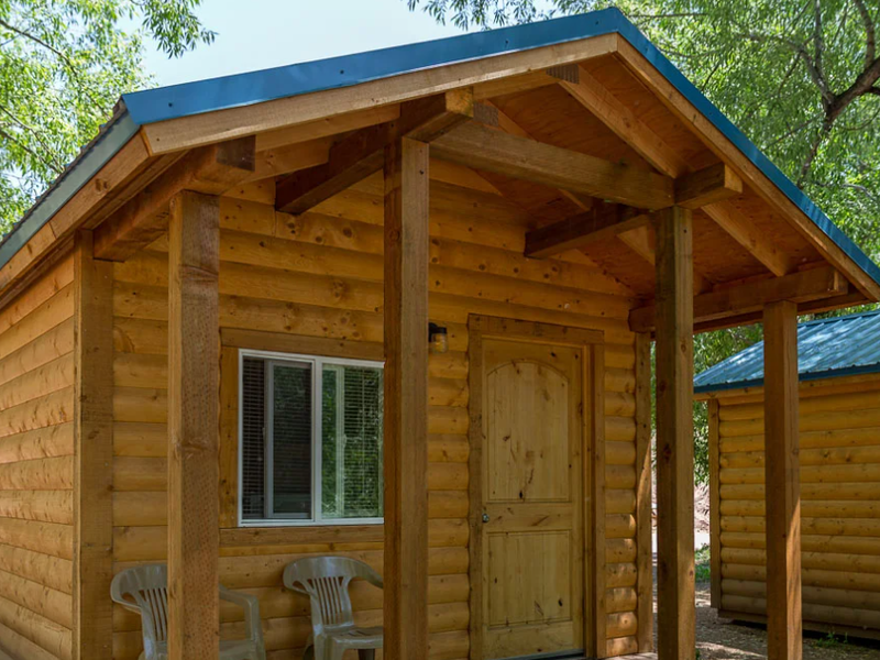 Lone Duck Campground mountain stream setting