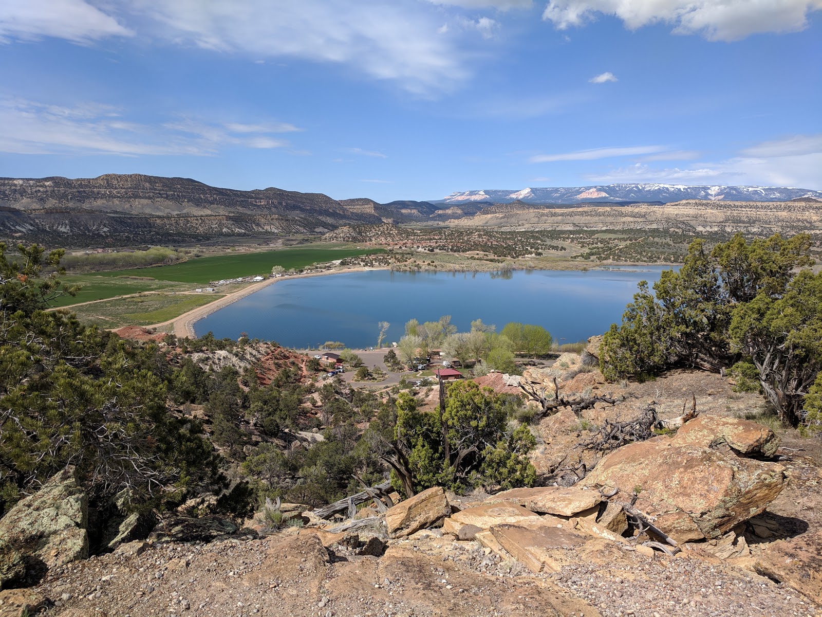 Escalante Petrified Forest State Park RV site