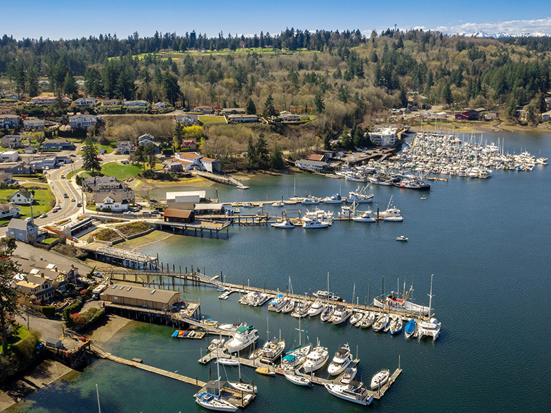 Gig Harbor RV Resort with spacious RV sites and modern facilities