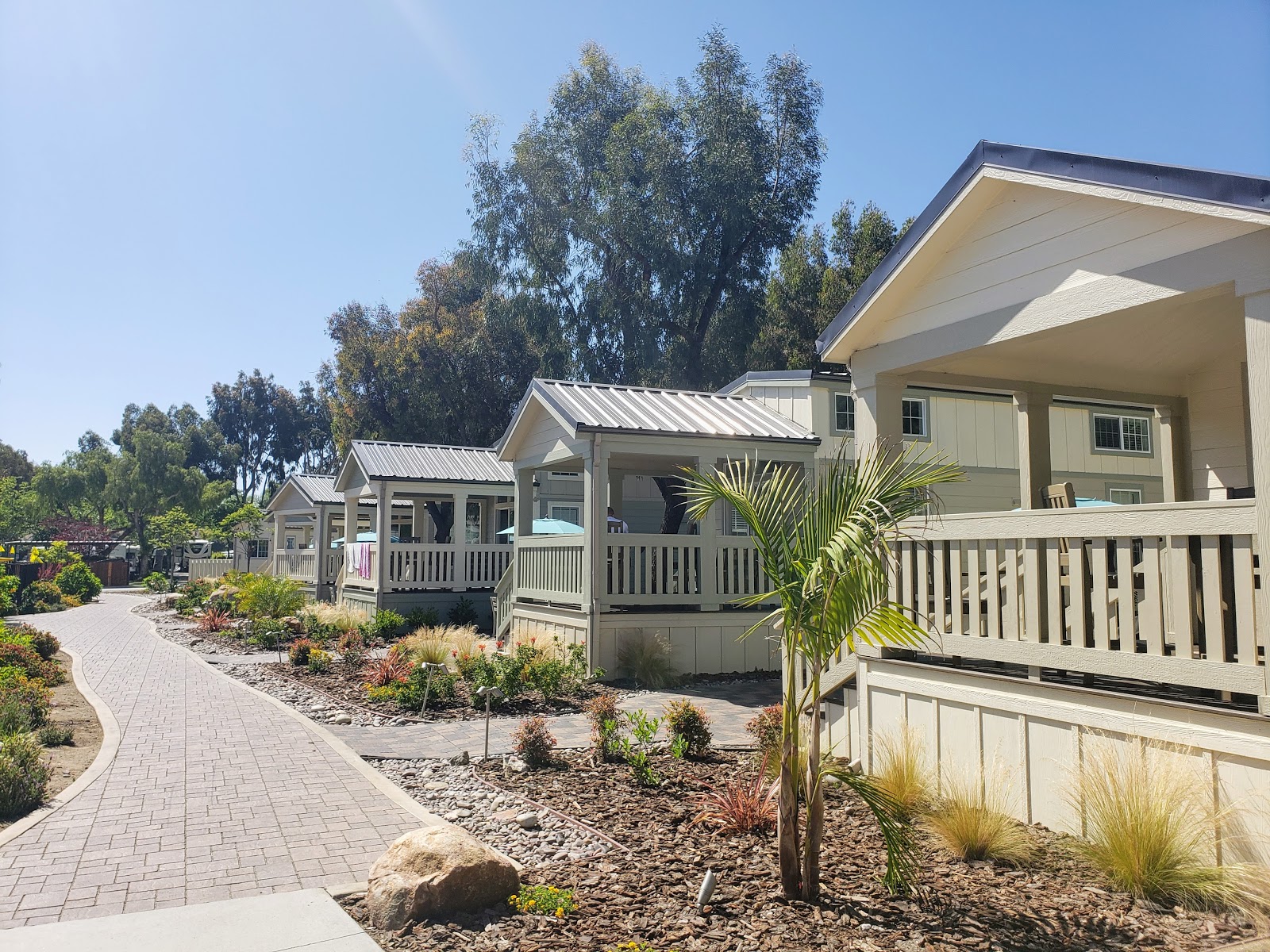 San Diego Metro KOA Resort facilities with pull-through RV sites and amenities