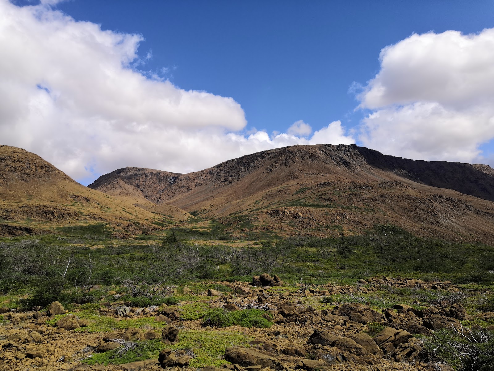 Shallow Bay Campground with beach and mountain views