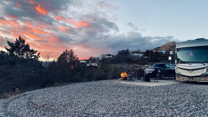 Rio Verde RV Park with riverside setting and landscaping