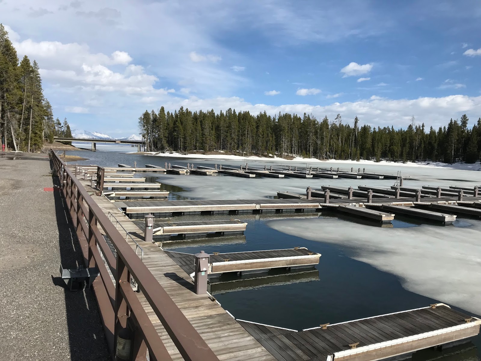 Terrain de camping Bridge Bay sur le lac Yellowstone