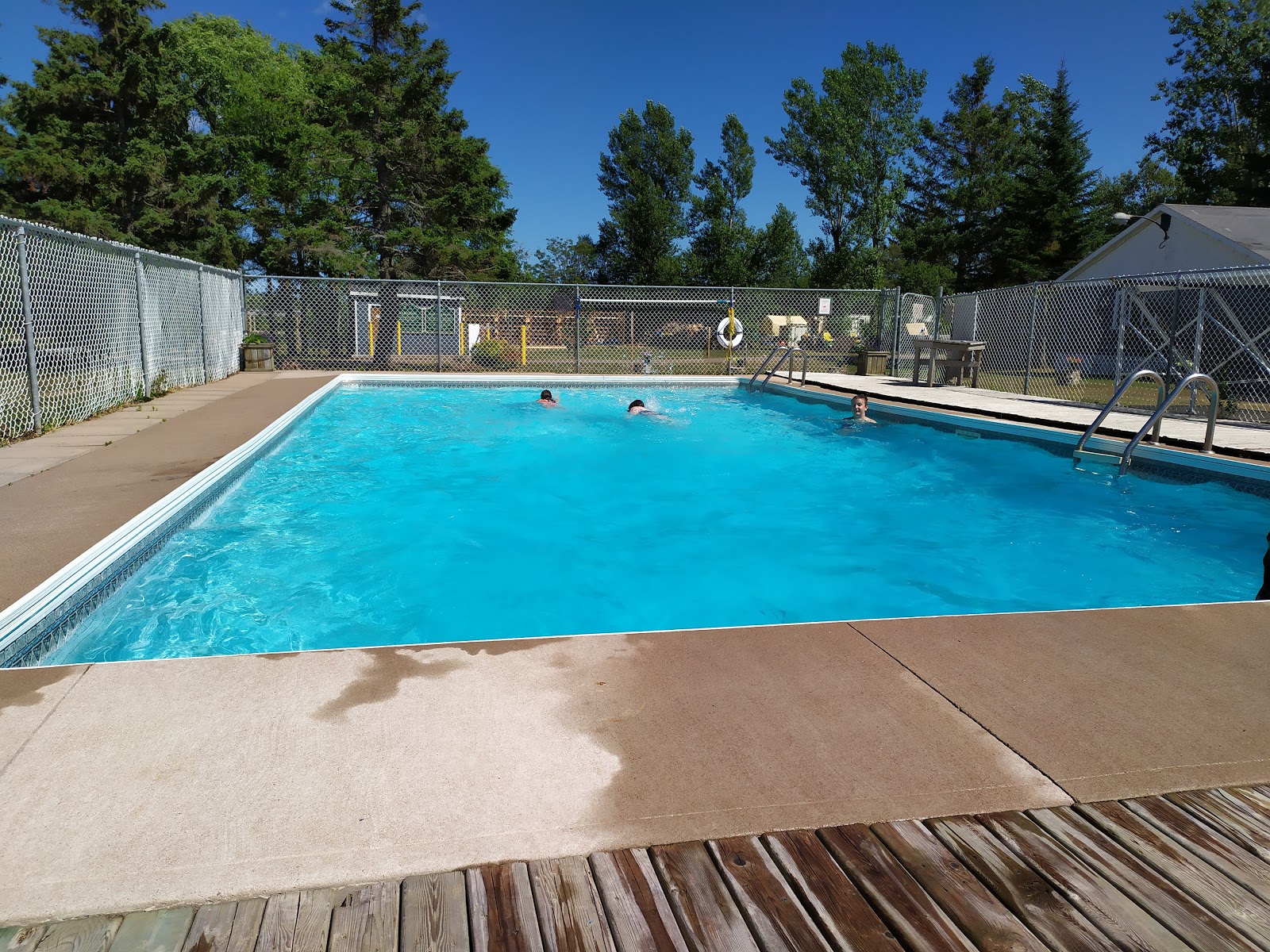 Terrain de camping bord de l'eau Cymbria