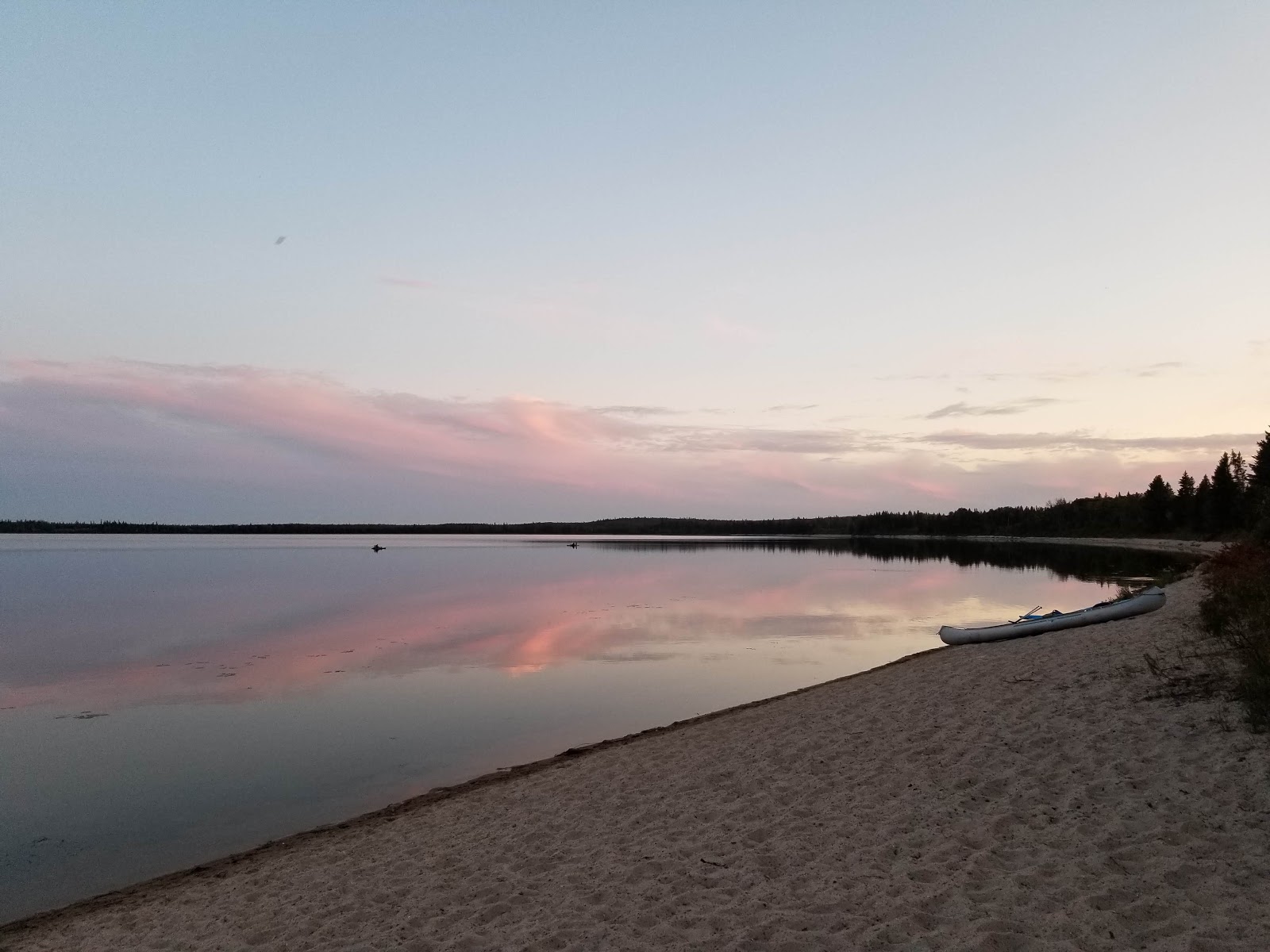 Namekus campground quiet lakeside sites