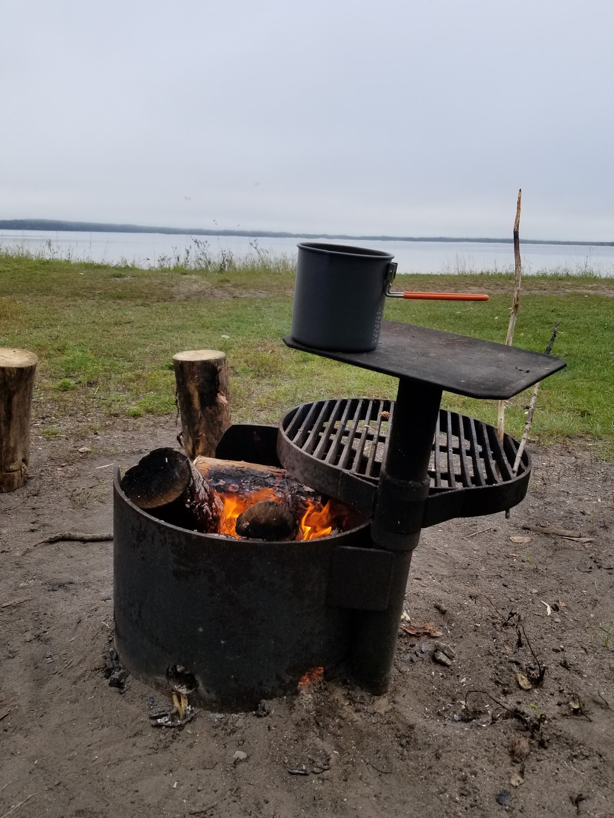 Red Deer campground with full RV hookups in the park
