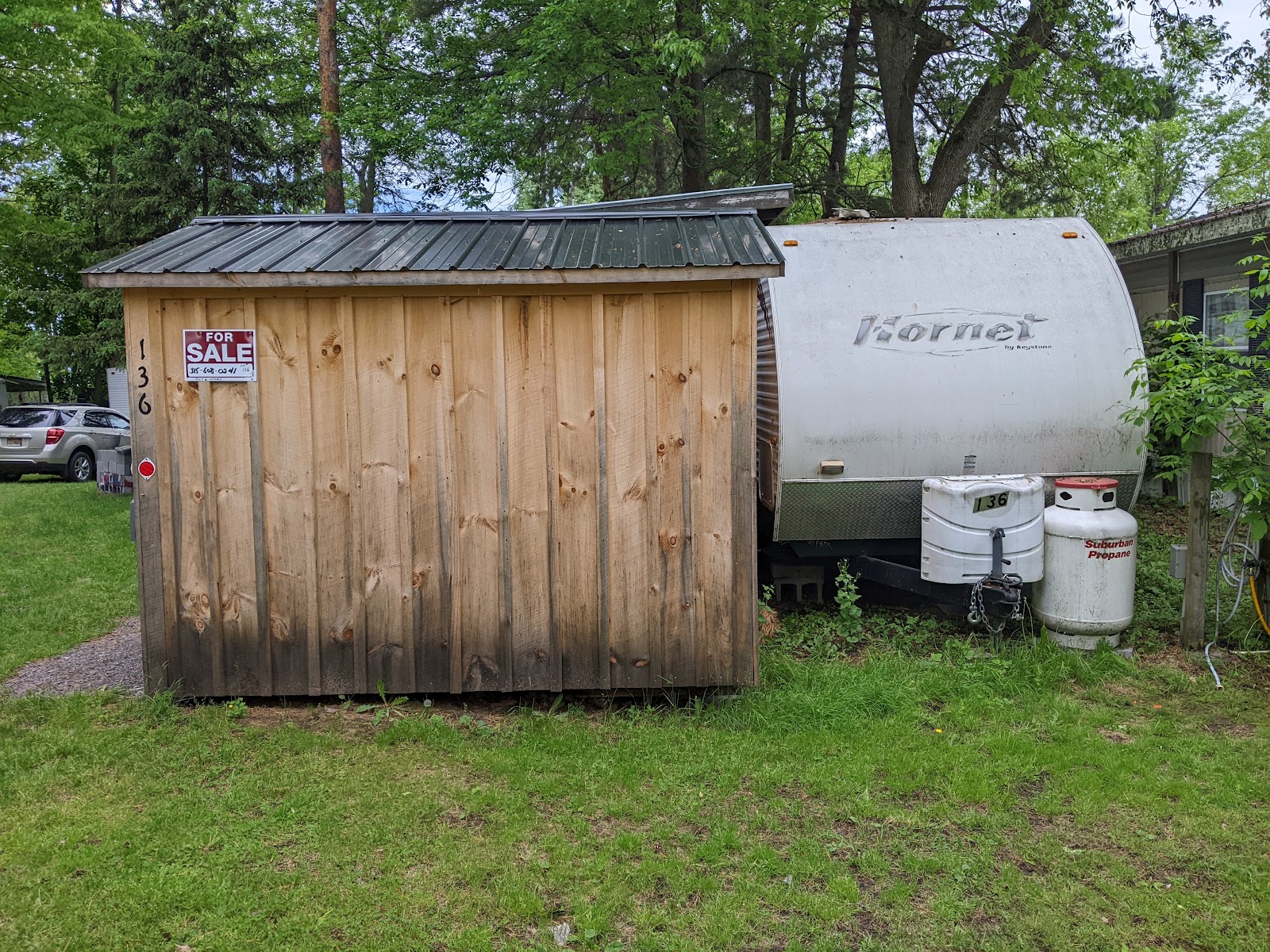 Aire de camping riveraine du Bedford Creek Campground