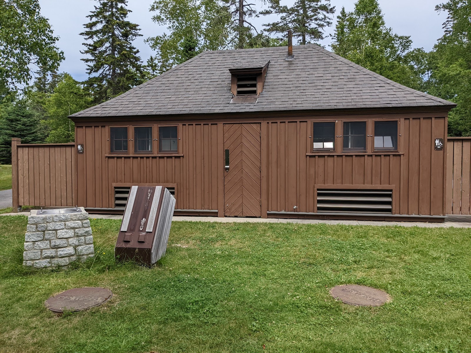Emplacement côtier du terrain Seawall Acadia National Park