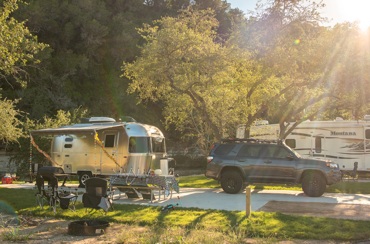 Camp Fimfo Texas Hill Country, New Braunfels, TX  RV Camping & Rentals |  RVezy