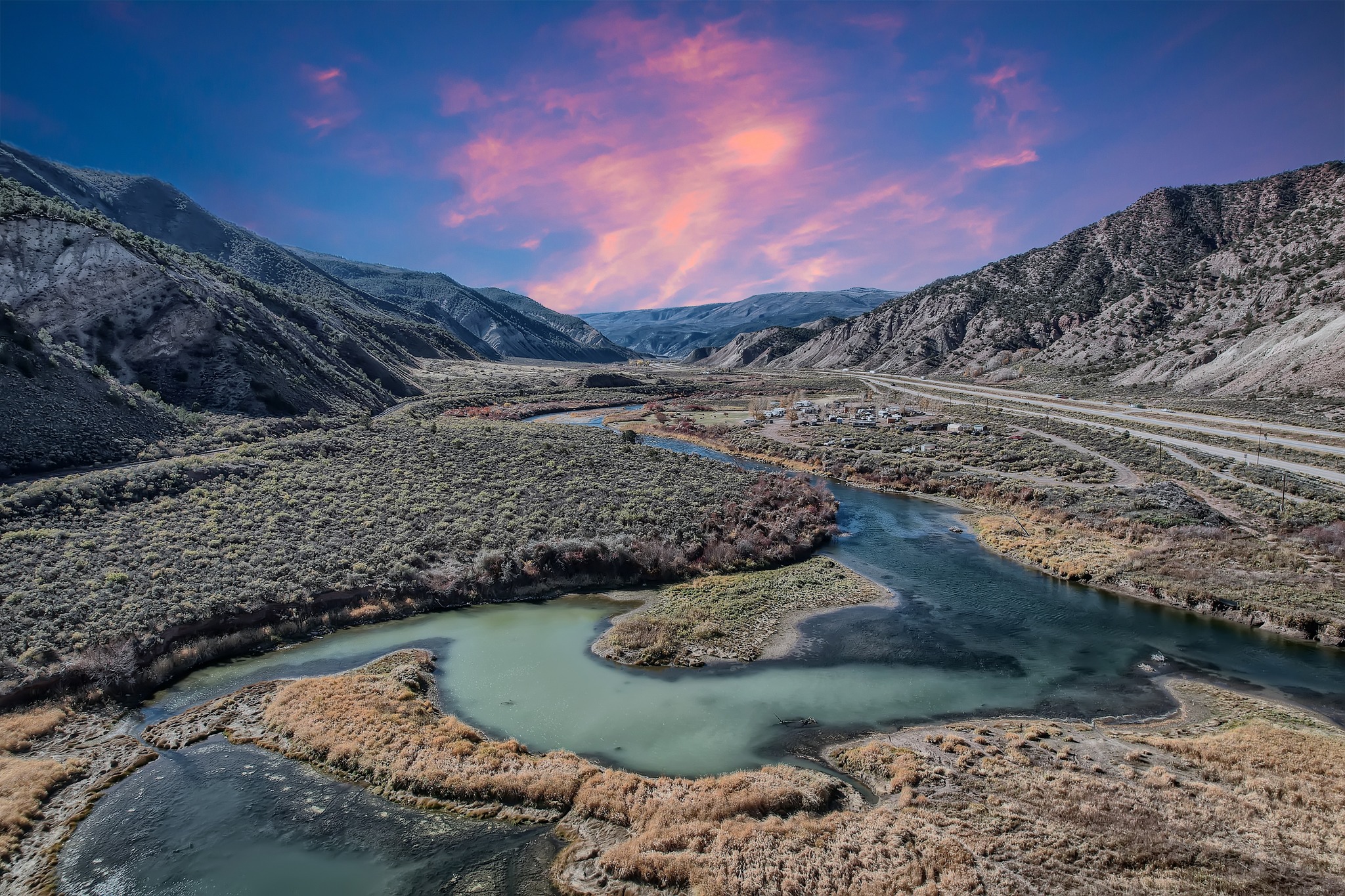 River Dance RV Resort riverside setting