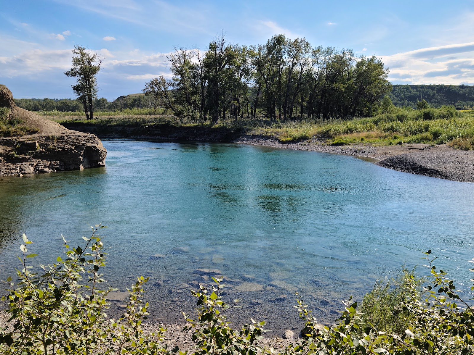 Wapiti Campground with mountain views
