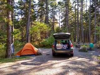 Blackwoods Campground in Acadia National Park